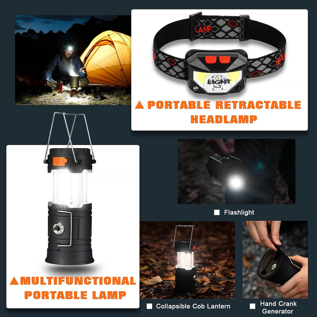 Professional Survival Gear Set - First Aid Kit and Large Camping Backpack, Camping Equipment for Adventure Outdoor Hiking Adventurers