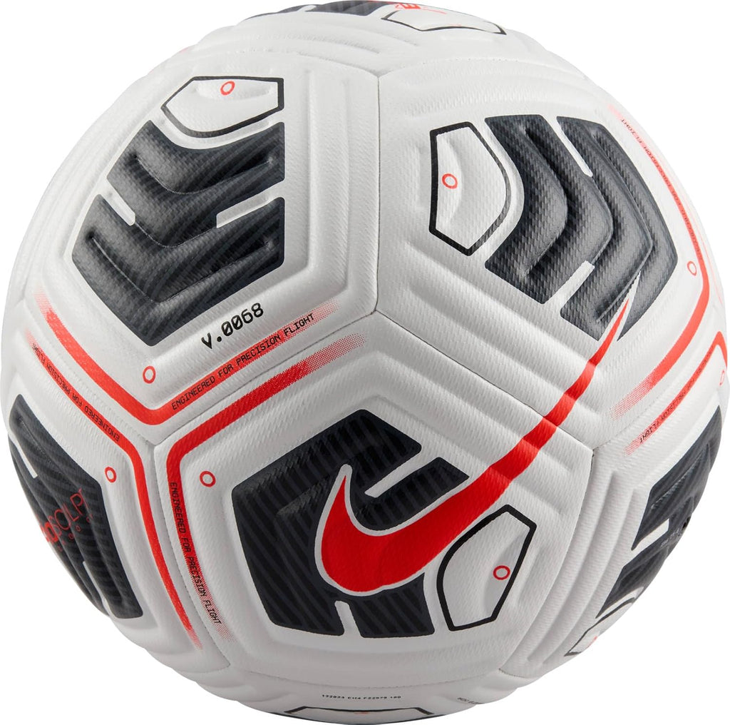 Nike Academy Plus Soccer Ball, White, 12-Panel, 3-Piece Construction, 1 Ball