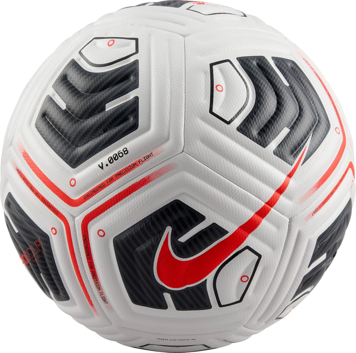 Nike Academy Plus Soccer Ball, White, 12-Panel, 3-Piece Construction, 1 Ball