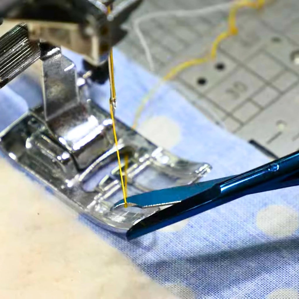 Martelli - 10 piece Stainless Steel Tailor Scissor Kit - Professional Sewing Shears for Fabric Cutting - Quilting and Fashion Design (BLUE) Quilters Shears
