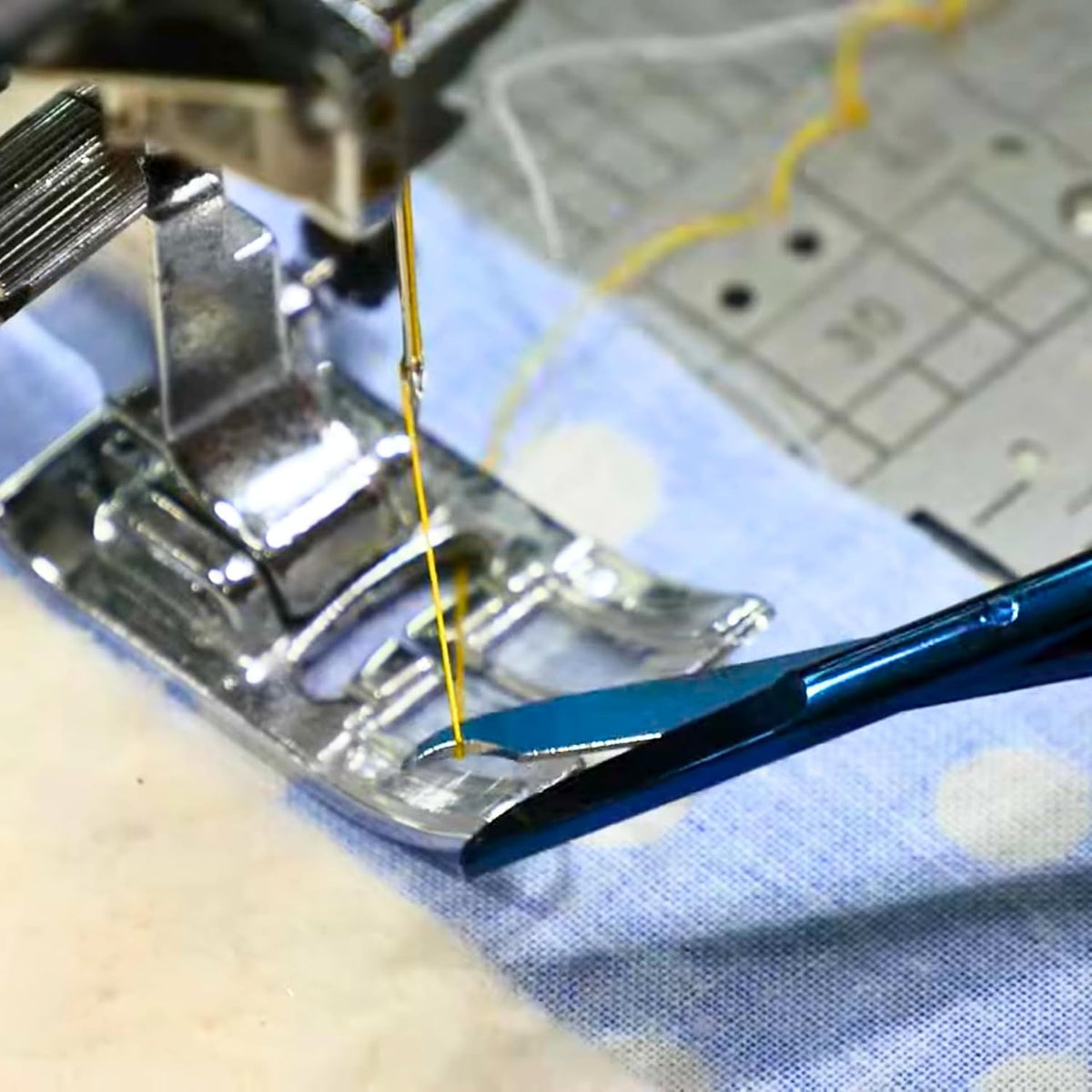 Martelli - 10 piece Stainless Steel Tailor Scissor Kit - Professional Sewing Shears for Fabric Cutting - Quilting and Fashion Design (BLUE) Quilters Shears
