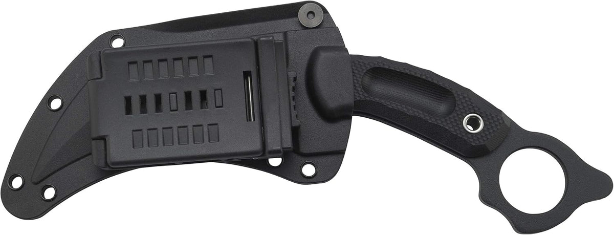CRKT Du Hoc Fixed Blade Knife with Sheath: SK-5 Plain Edge Blade, G10 Handle, 2630