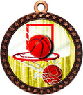 Express Medals 1 to 50 Packs Basketball Bronze Medal Trophy Award with Neck Ribbon STDD212-FCL411