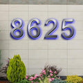 Backlit Illuminated LED House Numbers For Outside, Lighted Address Signs For Houses Address Lights For House LED Address Signs Lighted House Number Sign,20 Inch/500mm,G