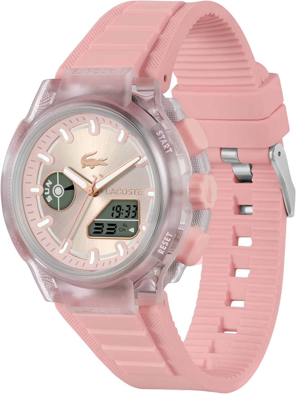 Lacoste LC33 Women's Analog-Digital Quartz Watch with Chronograph, Alarm and Calendar