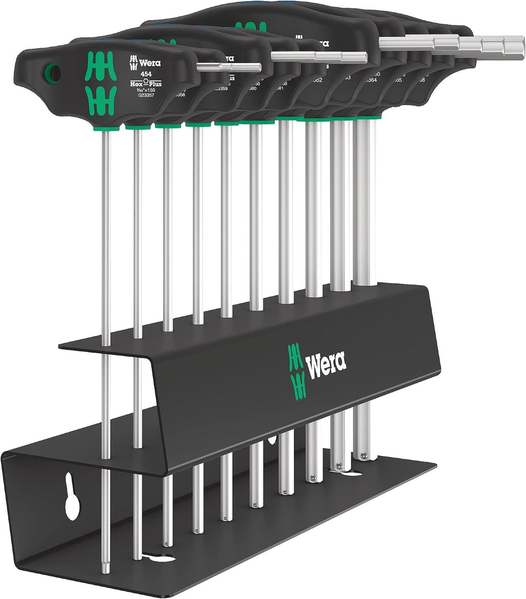 454/10 HF Imperial 2 Screwdrvr T-handle Hex-Plus 10 pcs