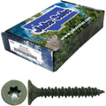 Jake Sales #10x1-1/4 Sharp Point Torx/Star Head Screws for Fastening Cement Backer/Board/Tile- Torx/Star - T-25 Head - 5 Pound CASE 7470 Screws