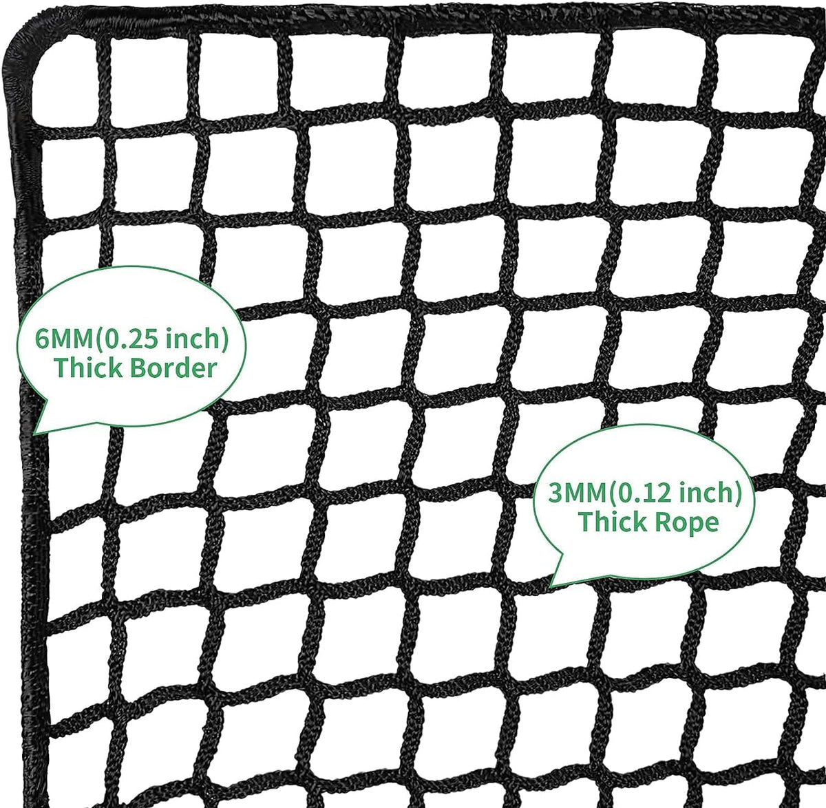 IUZEAI Golf Practice Net - Heavy Duty Nylon Netting, 10x10ft/10x15ft/10x20ft