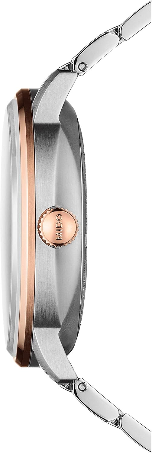 MIDO Commander Chronometer - COSC Certified Swiss Automatic Watch for Men - 40mm Stainless Steel Case