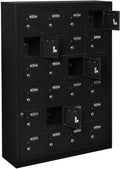 Global Industrial 24 Doors Tablet & Cell Phone Locker, Keyed Lock & Hasp and Master Door Open