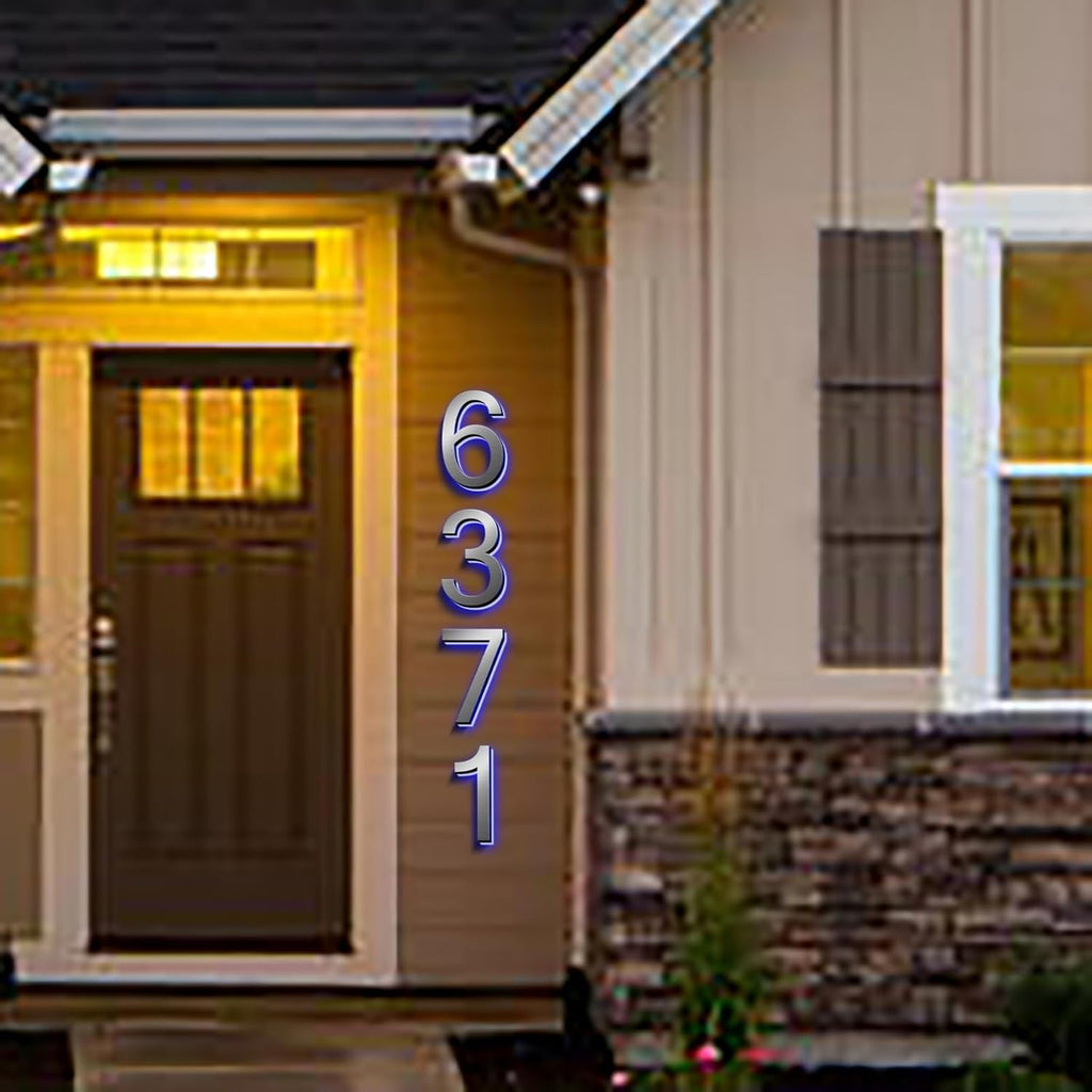 Backlit Illuminated LED House Numbers For Outside, Lighted Address Signs For Houses Address Lights For House LED Address Signs Lighted House Number Sign,16 Inch/400mm,G