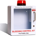 Bleeding Control Kit Emergency Wall Mount Cabinet | Fits Most Standard Bleeding Kits Including Stop the Bleed | Bleeding Kit not Included (White)