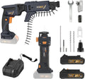 MAXXT 20V Brushless Drywall Screw Gun (Tool Only) – 2-in-1 Screwdriver & Router, 0-5 000 RPM, One-Hand 25-57 mm Quick-Set, 360° Rotating Head, Tool-Free Depth, Drywall Cut-Out Bit Included