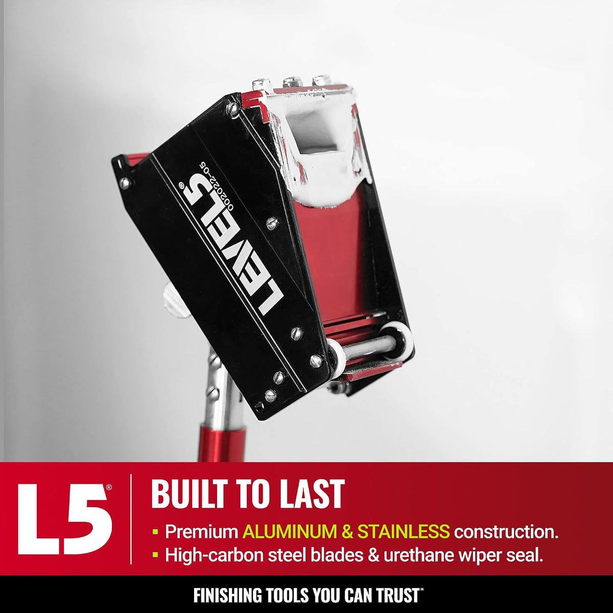 LEVEL5 2-Inch Drywall Nail Spotter Pro-Grade | Finishing Gyprock Plasterboard Sheetrock | 4-754