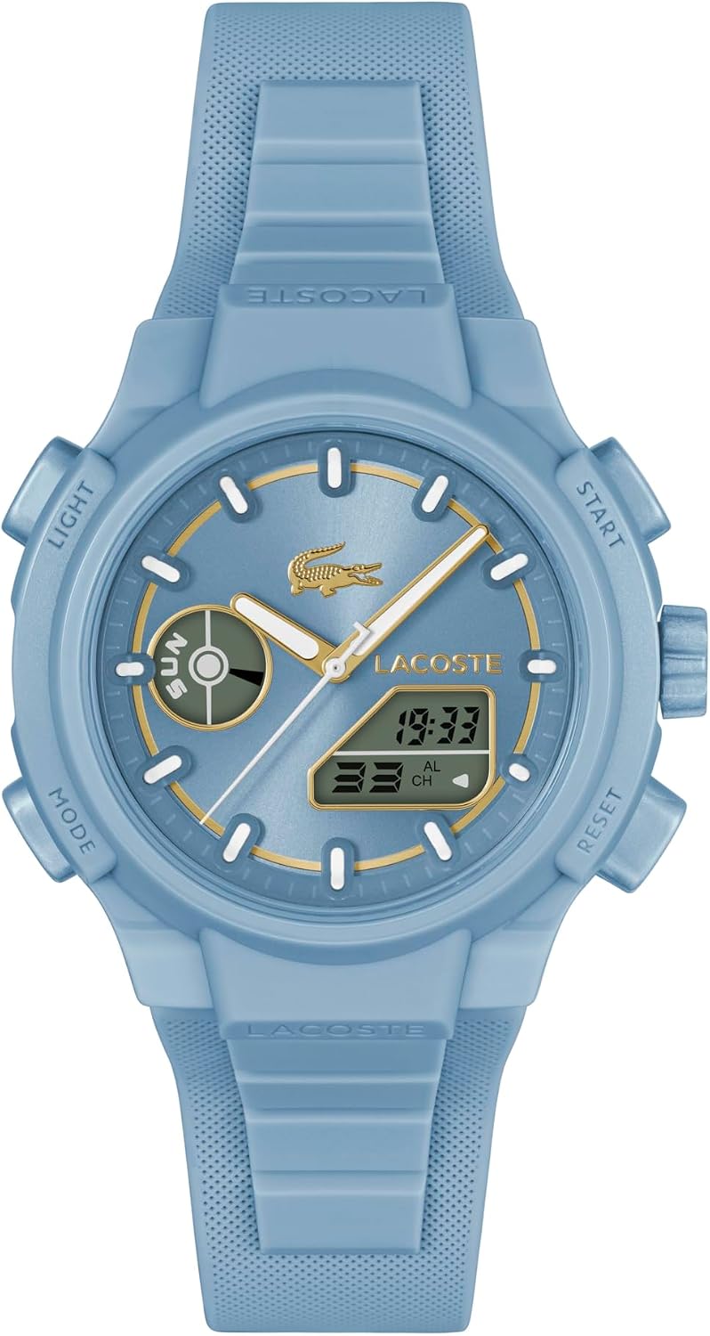 Lacoste LC33 Women's Analog-Digital Quartz Watch with Chronograph, Alarm and Calendar