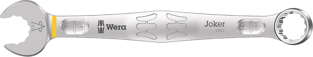 WERA - 05020235001-9642 Magnetic Rail 6003 Joker Imperial 1 Ring Spanner Set, 8 Pieces