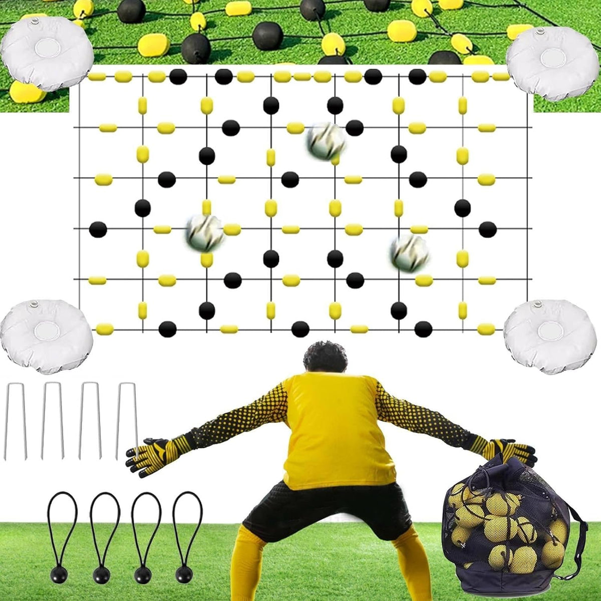 Goalkeeper Ball Deflector - Ball Deflector, Outdoor Volleyballs,Reflex & Agility Training Equipment for Enhanced Goalkeeping Skills