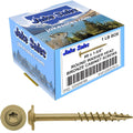 8 x 1-5/8' Bronze Star Multipurpose Exterior Coated - Torx/Star Drive - Modified Truss Head Cabinet Wood Screws - CASE Qty 42 Boxes 6,720 Screws
