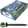 10x1-5/8 Sharp Point Torx/Star Head Screws for Fastening Cement Backer/Board/Tile- Torx/Star - T-25 Head - 5 Pound CASE 5,985 Screws