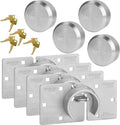 American/Master Lock (4) Keyed Alike Hidden Shackle and Hasp Combo A801 - A2010NKA-4 w/Bumpstop Technology