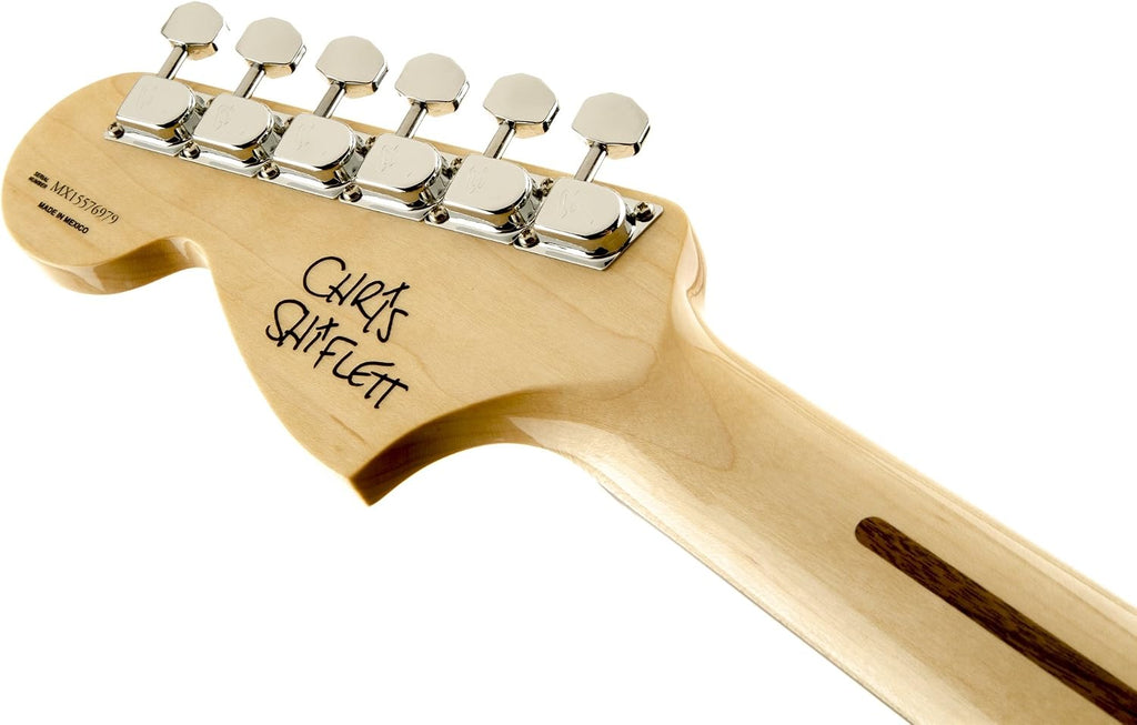 Fender Chris Shiflett Deluxe Telecaster Electric Guitar, with 2-Year Warranty, Shoreline Gold, Rosewood Fingerboard