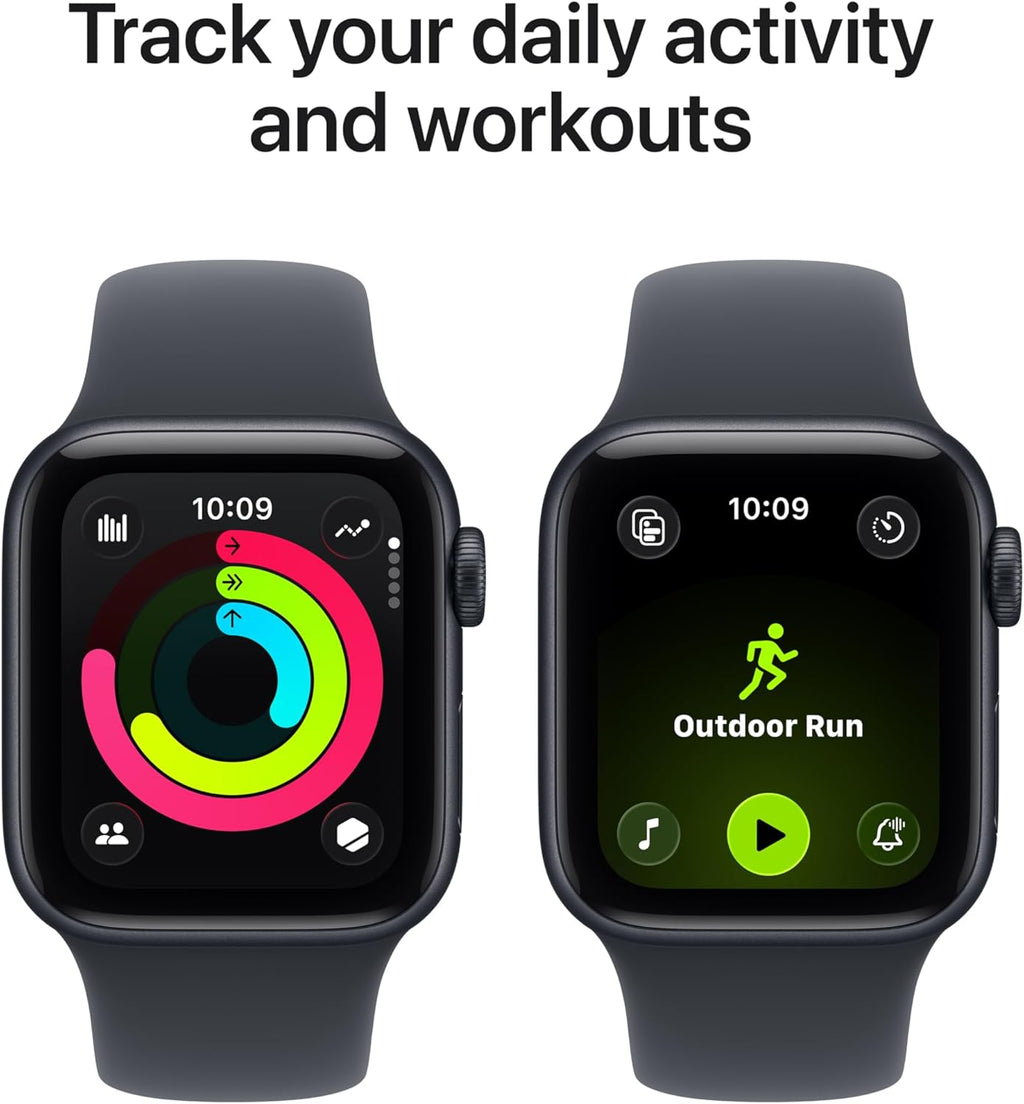 Apple Watch SE 3 40mm GPS Midnight Aluminum Case with Midnight Sport Band - S/M