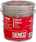 Senco 08F200Y Duraspin# 8 by 2' Subfloor Collated Screw (1,000per Box) (Pack of 6)