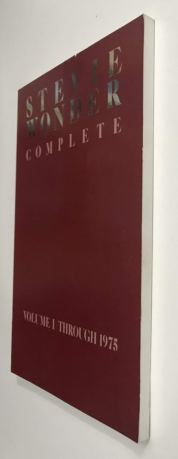 Stevie Wonder -- Complete, Vol 1: Piano/Vocal/Chords