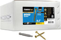 Power Pro Premium Exterior Wood Screws, #8 x 2 Inch All-Purpose Deck Screws for Outdoor Projects, T-25 Star Bit Included, Bronze, 3000 Pieces | 967775