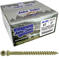 Jake Sales #7 x 2 Bronze Coated Multipurpose Wood Screw Torx/Star Tiny Finish Head (Full Box ~4000 Screws) Exterior Coated - ACQ Compatible Wood Screws