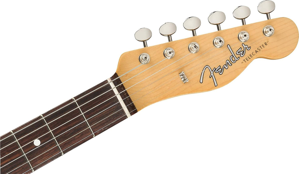Fender Jimmy Page Mirror Telecaster - White Blonde Bundle with Tweed Case, Strap, Cable, and Guitar Cleaning Kit