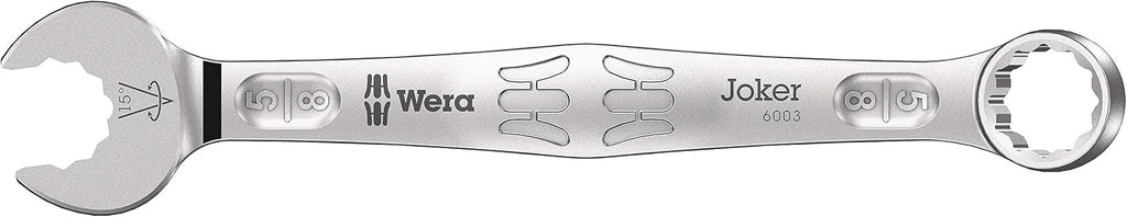 WERA - 05020235001-9642 Magnetic Rail 6003 Joker Imperial 1 Ring Spanner Set, 8 Pieces