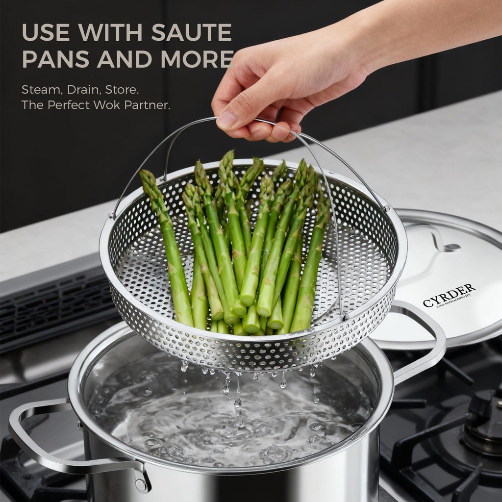 Nonstick Pots and Pans Set, 14 Piece Hybrid Hex Stainless Steel Cookware Set for Everyday Cooking, Includes Frying Pans, Saute Pan, Saucepans&Pot, Induction Compatible, Dishwasher&Oven Safe, PFOA Free