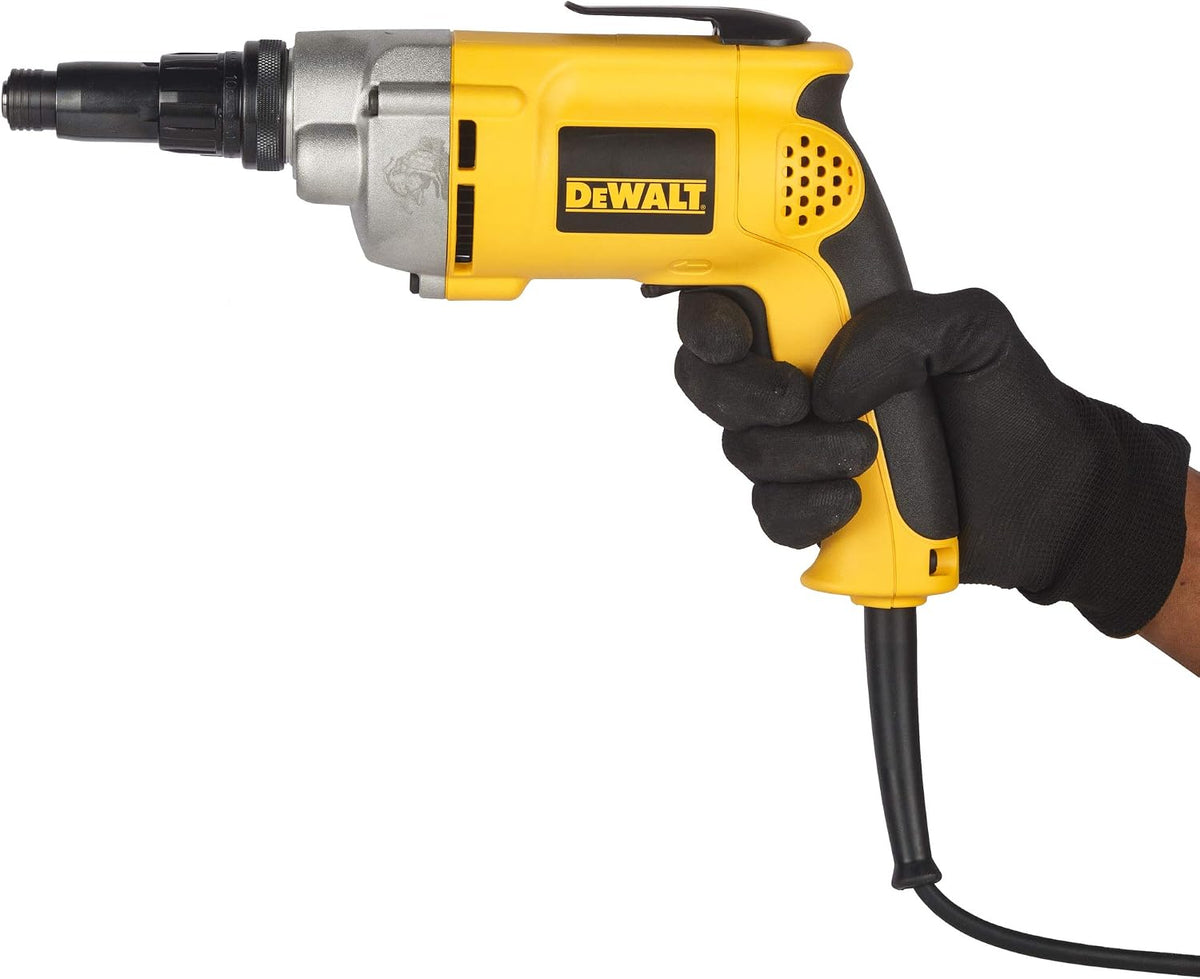 DEWALT Drywall Screw Gun, 6.5-Amp (DW268), Yellow