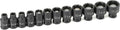 Grey Pneumatic (9712UM) 1/4' Surface Drive 12-Piece Standard Universal Metric Socket Set