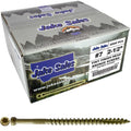 Jake Sales #7 x 2-1/2' Bronze Coated Multipurpose Wood Screw Torx/Star Tiny Finish Head (Full Box - 3000 Screws) Exterior Coated - ACQ Compatible Wood Screws