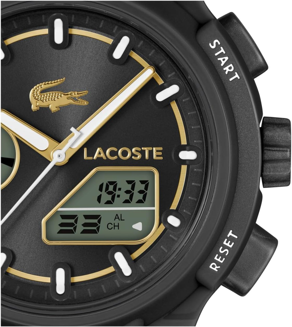 Lacoste LC33 Women's Analog-Digital Quartz Watch with Chronograph, Alarm and Calendar
