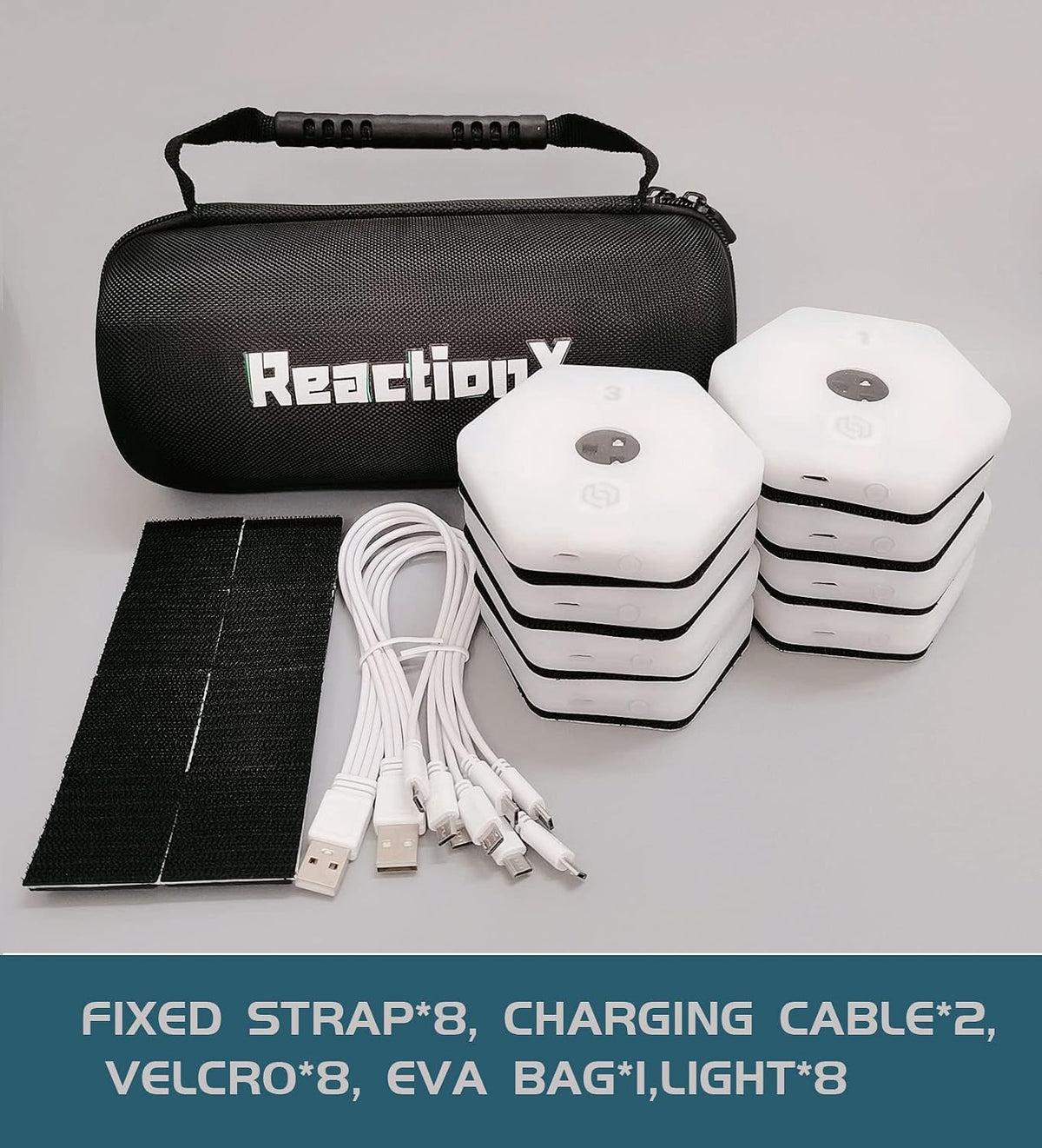 【queling】 ReactionX Reaction Training Light lamp Speed Agility Response Equipment Basketball Boxing fencingPhysical Rehabilitation of Flash Reflex traing System