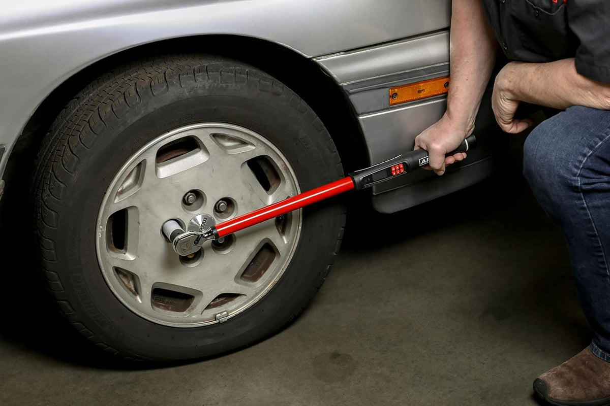 ARES 43001-1/2-Inch Drive Digital Torque Wrench – 25.1-250.8 ft-lb (30-340 Nm) Electronic Reversible Ratchet, Audio/Visual Multi-Alert, ±2% Accuracy – For Auto, Motorcycle, Mechanics