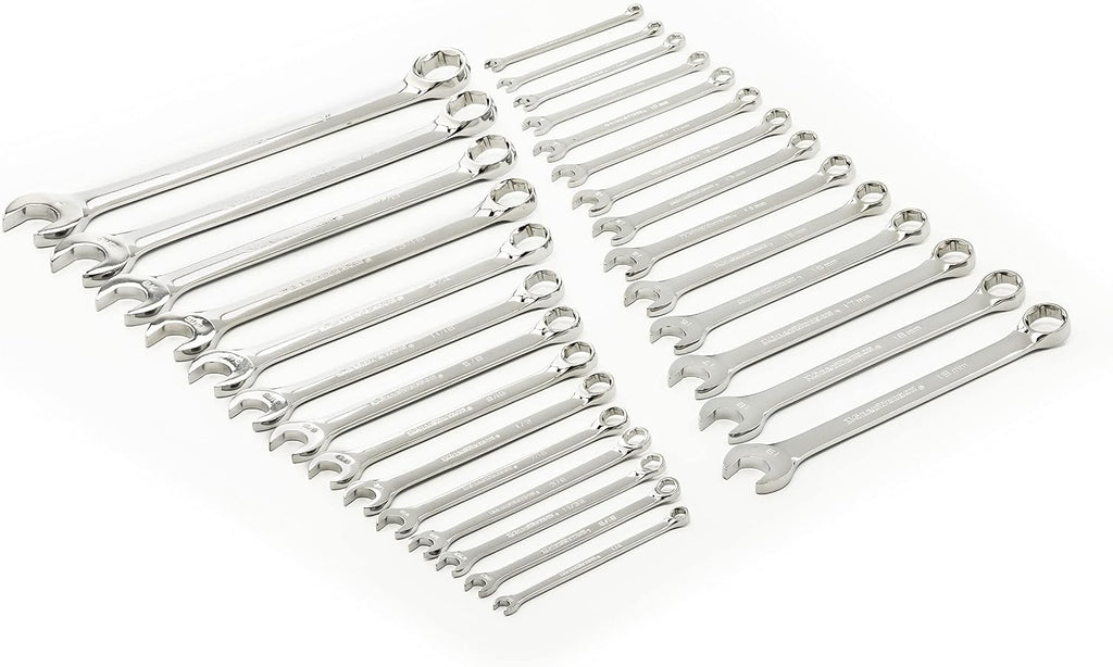 GEARWRENCH 28 Piece Combination Wrench Set, 6 Point, SAE & Metric, 81923 (Pack of 2)