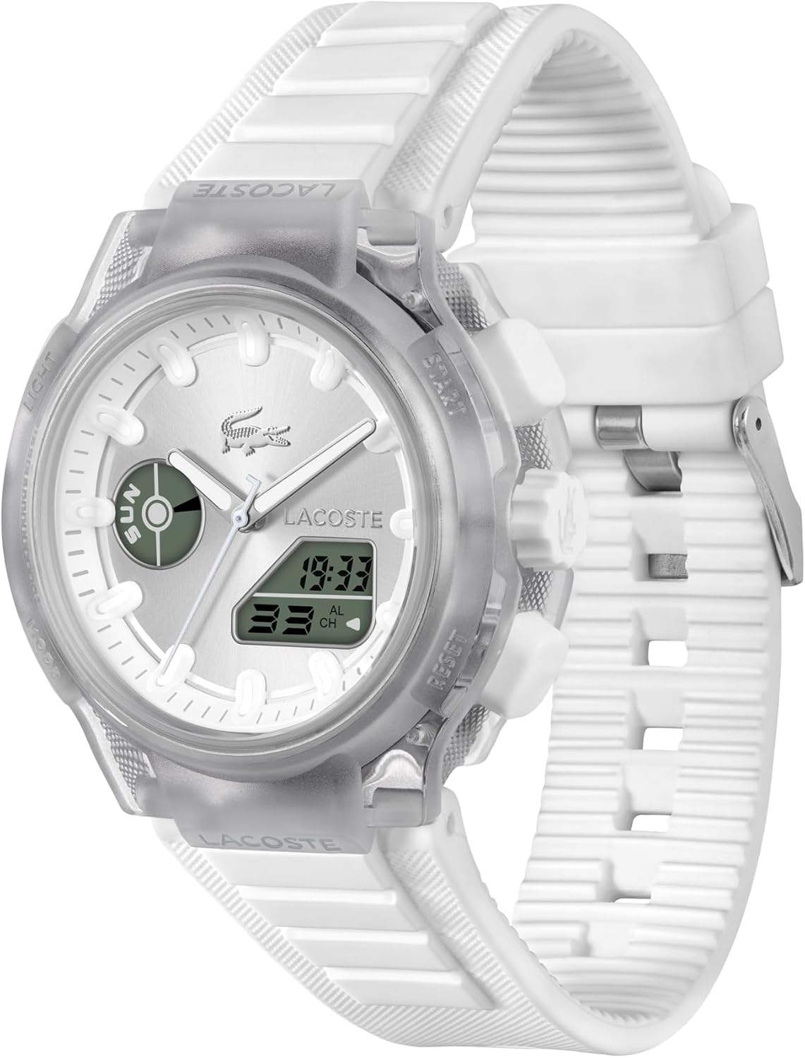 Lacoste LC33 Women's Analog-Digital Quartz Watch with Chronograph, Alarm and Calendar
