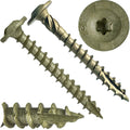 Jake Sales #14 x 6 Construction Lag Screw - Torx/Star Drive Heavy Duty Structural Lag Screw - Exterior Coated - ACQ Compatible - Modified Truss Washer Head. (10 x 100 Count CASE -1,000 Screws)