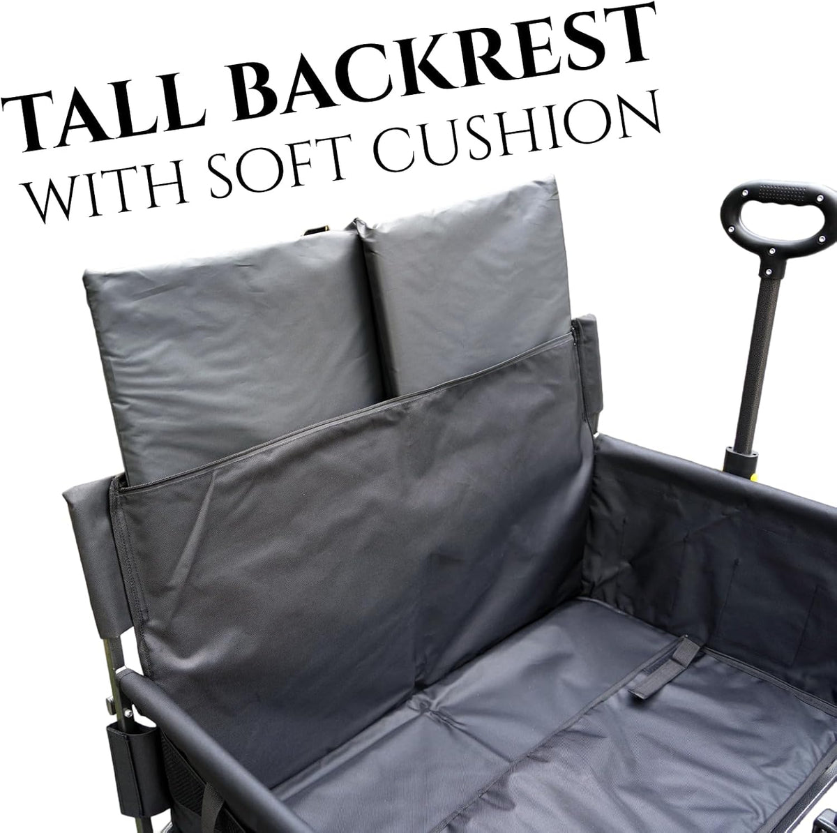 Upgraded Wagon Chair for Adults, Black