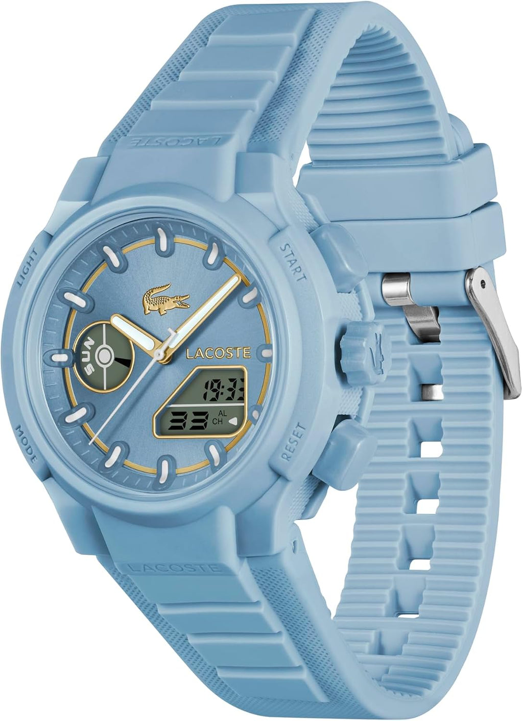 Lacoste LC33 Women's Analog-Digital Quartz Watch with Chronograph, Alarm and Calendar