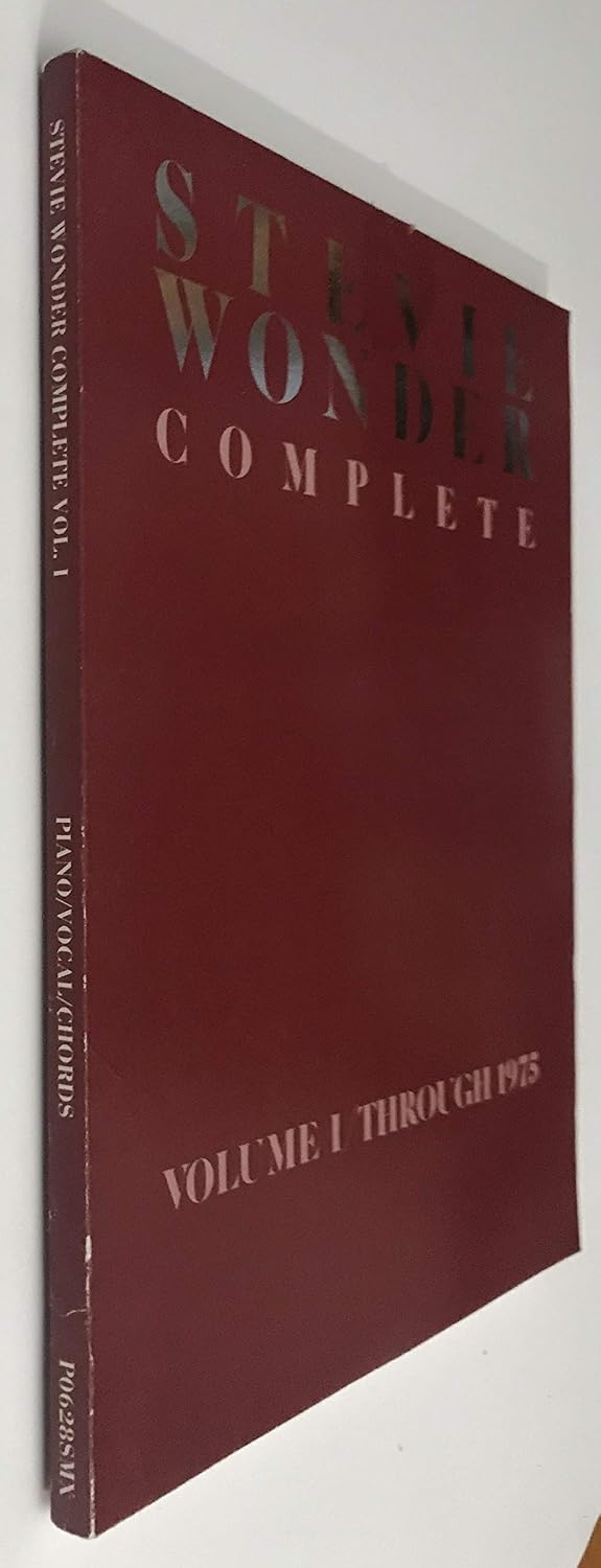 Stevie Wonder -- Complete, Vol 1: Piano/Vocal/Chords