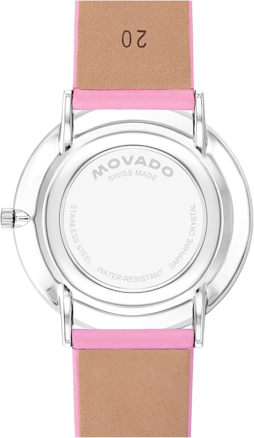 Movado Modern 47 Men's Quartz Watch – 40mm Round Case, Leather Strap – Gift for Him