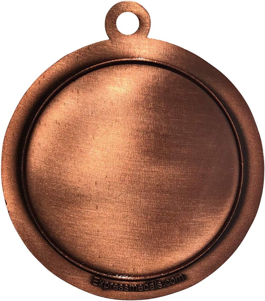 Express Medals 1 to 50 Packs Basketball Bronze Medal Trophy Award with Neck Ribbon STDD212-FCL412