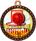 Express Medals 1 to 50 Packs Basketball Bronze Medal Trophy Award with Neck Ribbon STDD212-FCL412