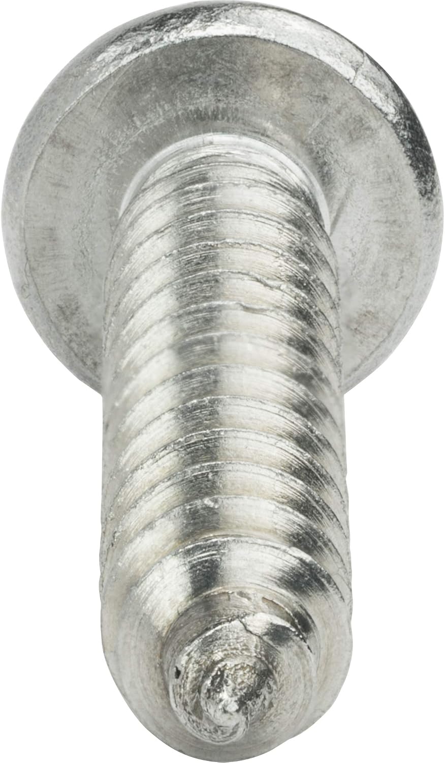 #8 x 1-1/4' Pan Head Sheet Metal Screws, Stainless Steel 18-8, Full Thread, Bright Finish, Self-Tapping, Quantity 2500 By Fastenere