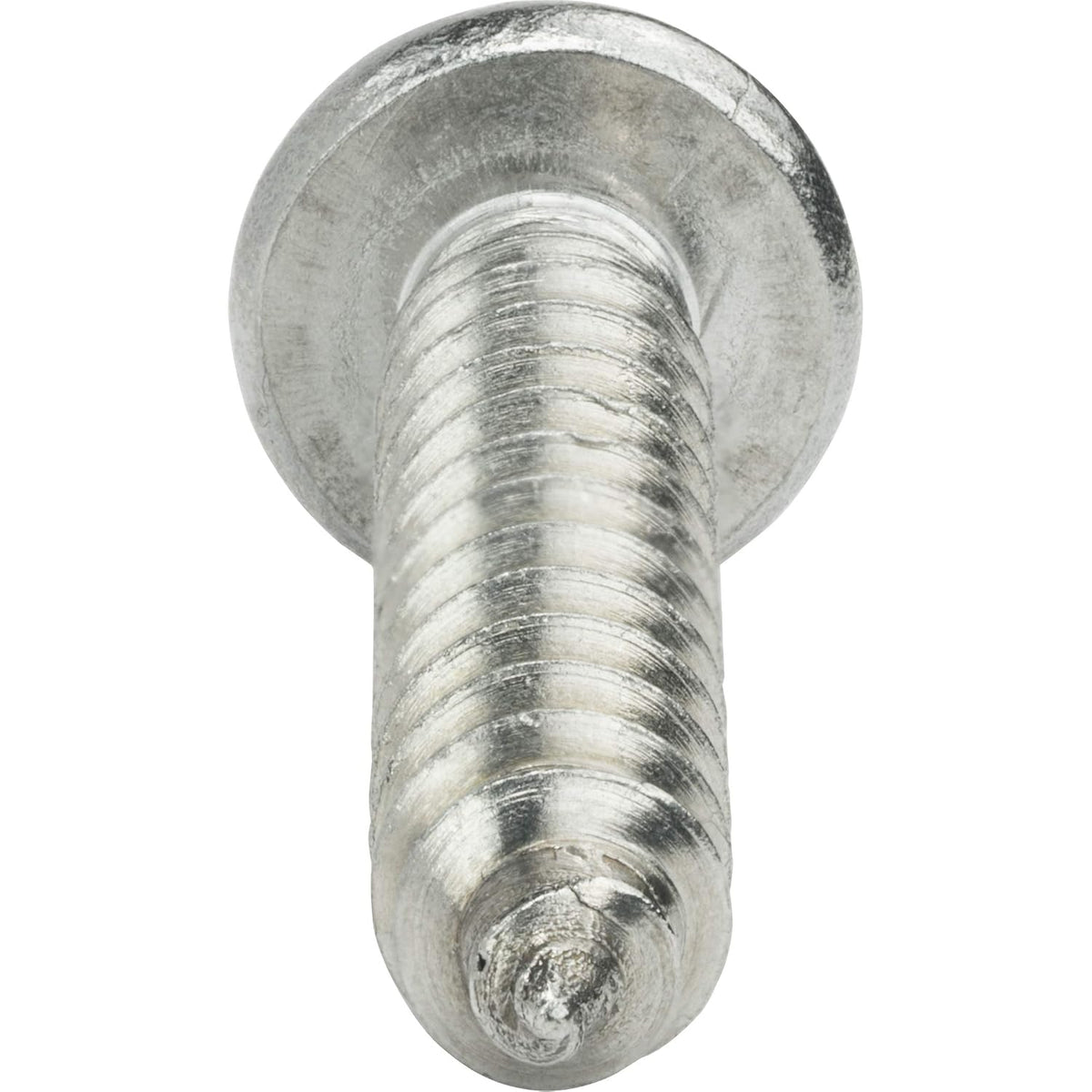 #14 x 1-1/4' Pan Head Sheet Metal Screws, Stainless Steel 18-8, Full Thread, Bright Finish, Self-Tapping, Quantity 1000 By Fastenere